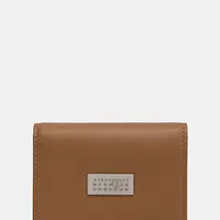 Kožená peněženka MM6 Maison Margiela hnědá barva, SA5UI0015.P7258