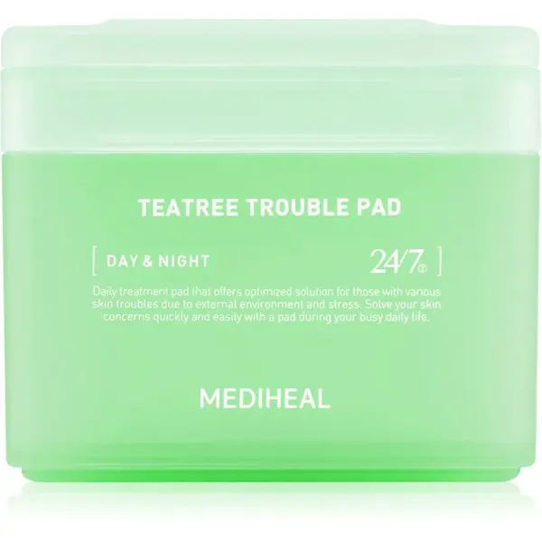 MEDIHEAL Teatree Trouble Pad tonizačné vankúšiky s upokojujúcim účinkom 100 ks
