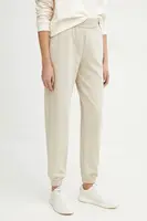 Tepláky Armani Exchange dámské, béžová barva, hladké, XW000089 AF10172