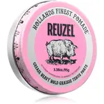 Reuzel Pink Grease Heavy Hold pomáda na vlasy 95 g