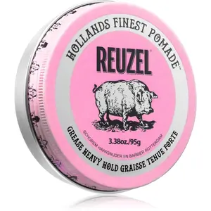Reuzel Pink Grease Heavy Hold pomáda na vlasy 95 g