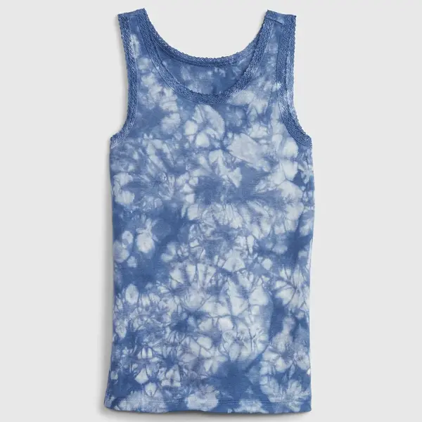 GAP Dětské tílko lace trim tank top - Holky