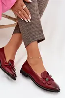 Boto dámské mokasíny s květinovou dekorací