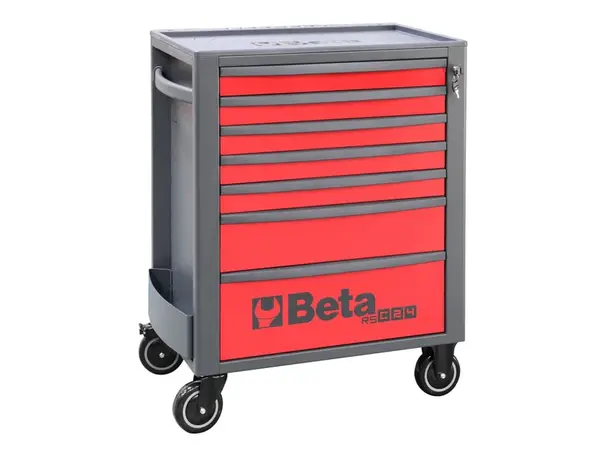 Beta tools Vozík na nářadí se 7 zásuvkami, červený, 2400/rsc24/7-r
