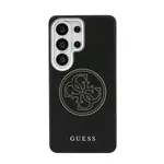 Zadní kryt Guess PU Perforated 4G Logo Magnetic pro Samsung Galaxy S26 Ultra, černá