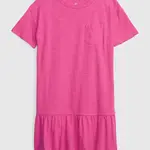 GAP Dětské šaty s kapsičkou - Holky