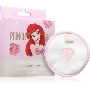 Mad Beauty Disney Princess Ariel prateľné odličovacie tampóny 3 ks
