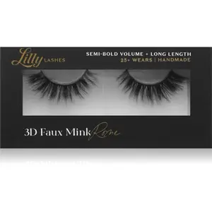 Lilly Lashes 3D Faux Mink umělé řasy typ Rome 1 pár