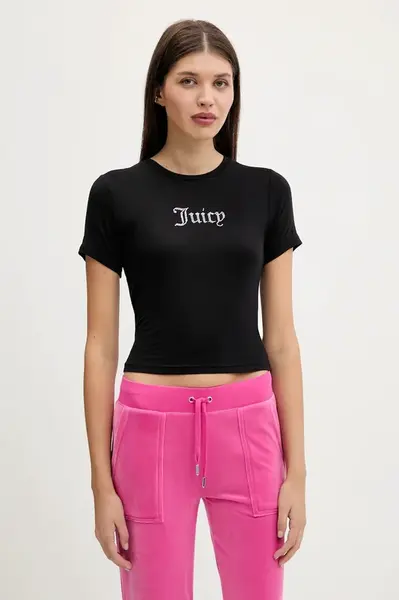 Tričko Juicy Couture SHEER FITTED TEE