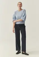 Námořnické modré široké kalhoty Cortone Tatuum