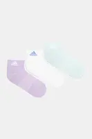 Ponožky adidas 3-pack dámské, bílá barva, JW2769