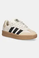 Dětské tenisky adidas Originals SAMBA XLG béžová barva, JR1634