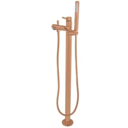 Vaňová batéria RAV SLEZÁK Seina so sprchovacím setom zlatá ružová kartáčovaná SE949.5ZRK