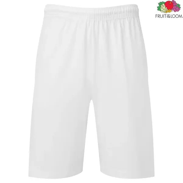 Men's White Shorts Iconic 195 Jersey Fruit of the Loom