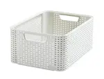 Curver Úložný box Rattan Style2 S 1 ks krémový