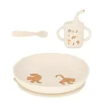 Babymoov silikonová jídelní sada Grown-Up MEAL SET Little Roar