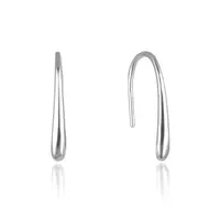 Beneto Módní stříbrné náušnice AGUV2704