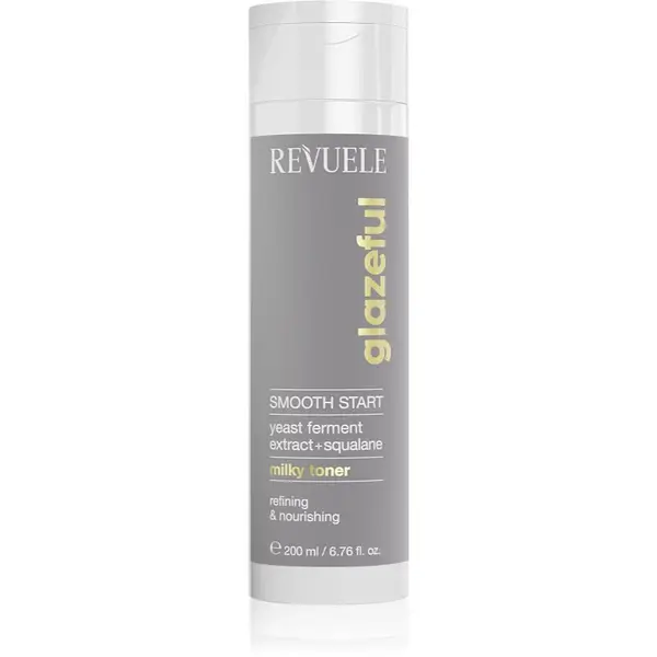 Revuele Glazeful Milky Toner Smooth Start hydratačné a vyživujúce tonikum s vyhladzujúcim efektom 200 ml