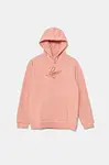 Dětská mikina Puma ESS SCRIPT Hoodie TR oranžová barva, s kapucí, s aplikací, 685806