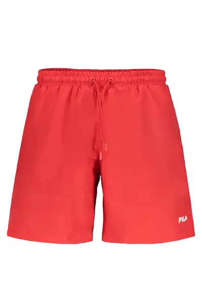 Červené pánské koupací kraťasy FILA