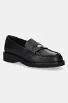 Kožené mokasíny Tommy Hilfiger CREST SQUARISH TOE PENNY LOAFER