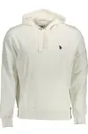 Bílá pánská mikina s kapucí US Polo