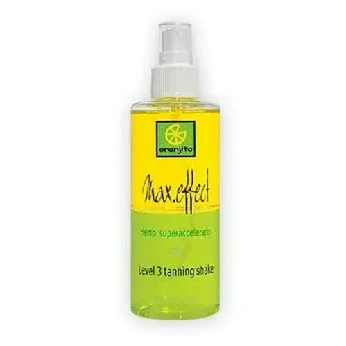 ORANJITO Dvousložkový opalovací sprej do solária Level 3 (Hemp Superaccelerator) 200 ml