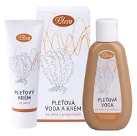 PLEVA Pleťový krém a voda na akné 120 + 50 g