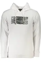 Bílá pánská mikina bez zipu CAVALLI CLASS