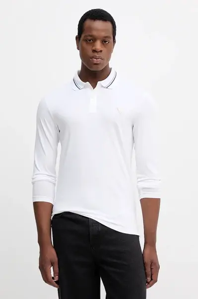 Tričko s dlouhým rukávem Guess OLIVER bílá barva, M5YP36 J1314