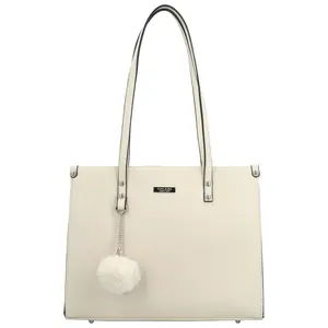 Dámská kabelka na rameno světle krémová - Delami Sabin