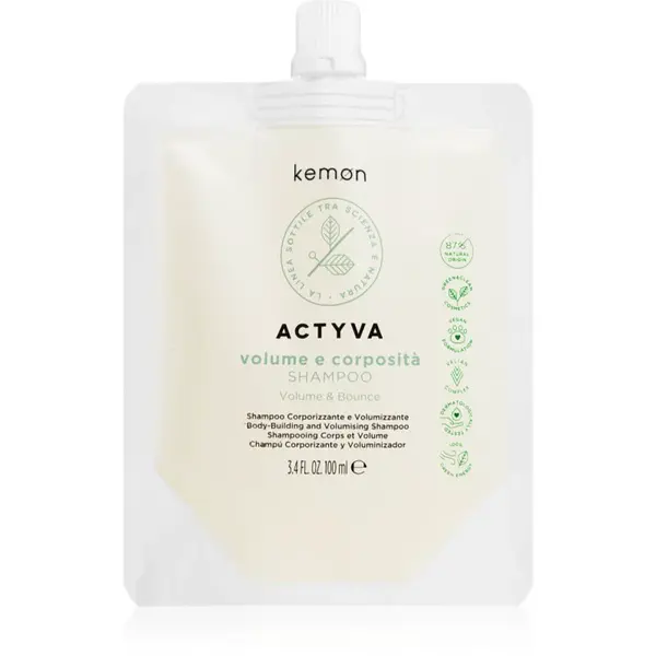 Kemon Actyva Volume e Corposità šampon pro objem jemných vlasů 100 ml