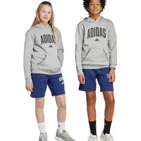 Dětské kraťasy adidas tmavomodrá barva, s potiskem, nastavitelný pas, JX6593