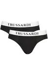 TRUSSARDI BLACK MEN'S SLIP