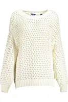 GANT WOMEN'S WHITE SWEATER