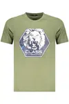 CAVALLI CLASS SHORT SLEEVE T-SHIRT MEN GREEN