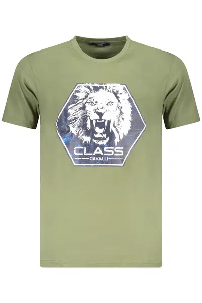 CAVALLI CLASS SHORT SLEEVE T-SHIRT MEN GREEN