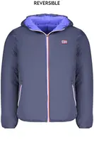 Oboustranná modrá pánská bunda