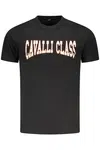 CAVALLI CLASS SHORT SLEEVE T-SHIRT MEN BLACK