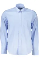 Pánská košile s dlouhým rukávem modrá