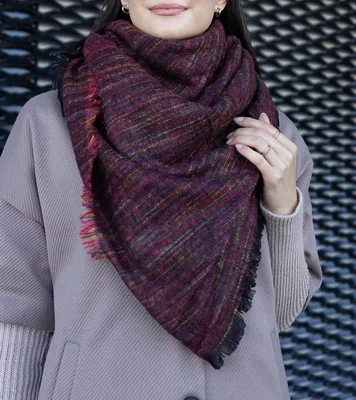 Gemre Burgundy scarf Nyomi