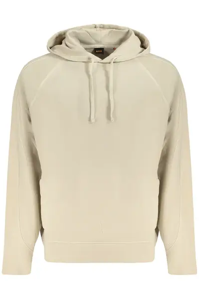 Pánská mikina HUGO BOSS bez zipu, béžová