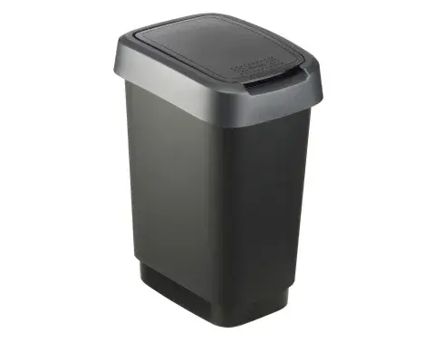Odpadkový koš Twist 10 l, antracitový%
