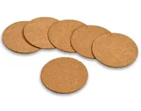 Korková podtácka (set 6 ks) pureNatur, okrúhly%
