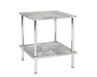 Odkladací stolík Boston, šedý betón%