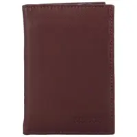 Kožená dokladovka vínová - Bellugio Makai