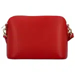 Dámska kožená crossbody kabelka červená - Delami Jeffrey
