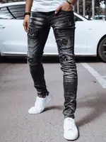 Spodnie męskie jeansowe czarne Dstreet