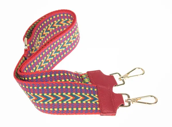 NovaKabelka.sk Látkový prídavný popruh ornamento rosso