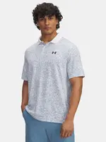 Pánské tričko Under Armour UA Matchplay Printed Polo-WHT - Pánské